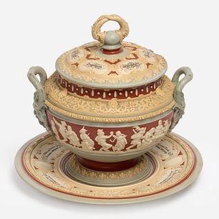 V&B Mettlach Tureen with Underplate (1899)