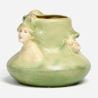  "Valkyries" Pottery Figural Pot