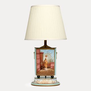  Hand-Painted Porcelain Table Lamp