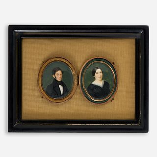 Pair of Victorian Portrait Miniatures