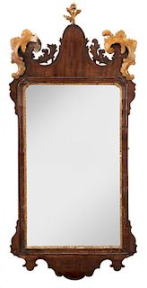 George II Mahogany Mirror