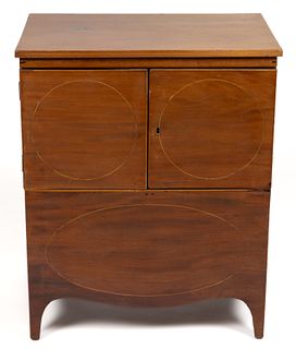 MID-ATLANTIC FEDERAL CLOSED CABINET-FORM COMMODE
