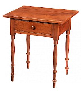 Southern Federal Cherry One Drawer Table