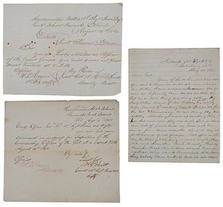 Group of Three Civil War Letters