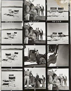 THE MISFITS STILL PHOTOGRAPHY CONTACT SHEET
