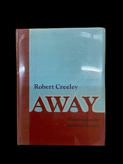 Away by Robert Creeley, Signed, 183 of 200, 1976