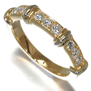 CARTIER CONTESSA DIAMOND 18K YELLOW & WHITE GOLD RING