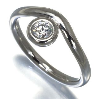 TIFFANY & CO. CURVED BY THE YARD DIAMOND PLATINUM RING