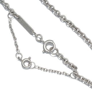 CARTIER FORSA 18K WHITE GOLD CHAIN NECKLACE