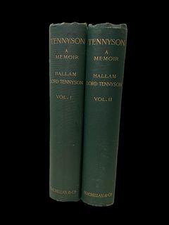 Two Volume Set Alfred Lord Tennyson A Memoir by His Son Hallam Lord Tennyson 1897