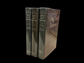 3 Volume Set of The Letters of Alfred Lord Tennyson by Cecil Y. Lang and Edgar F. Shannon Jr. 1981-87, 1990