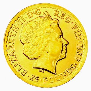 2013 G. Britain 1/4oz Gold 25 Pounds UNCIRCULATED