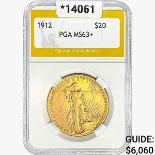 1912 $20 Gold Double Eagle PGA MS63+ 