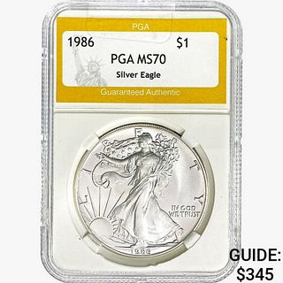 1986 Silver Eagle PGA MS70 