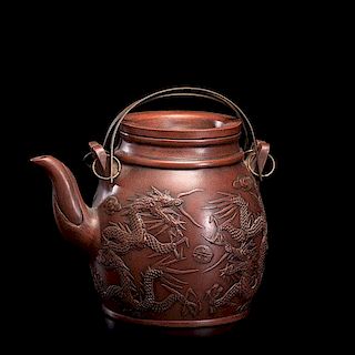 Chinese Dragon Yixing Teapot