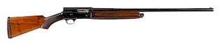 Belgian made Browning semi-automatic shotgun, 16 gauge, with walnut stocks and 27'' round barrel. S