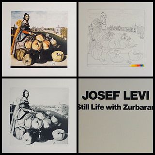 Josef Levi Still Life with Zurbaran Suite of 3