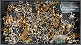 Costume jewelry, to include sterling jewelry.