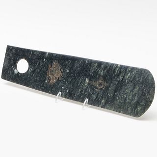 Large Chinese Archaistic Ceremonial Jade Blade