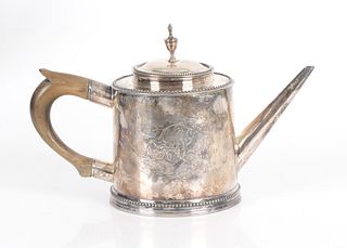 A Coin Silver Teapot, Richard Humphreys, Philadelphia 