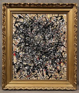 Jackson Pollock Oil on Canvas