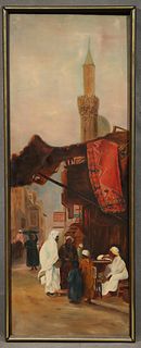 Manner of Hermann David Salomon Corrodi Oil on Canvas 