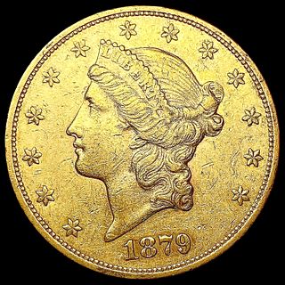 1879-S $20 Gold Double Eagle CLOSELY UNCIRCULATED