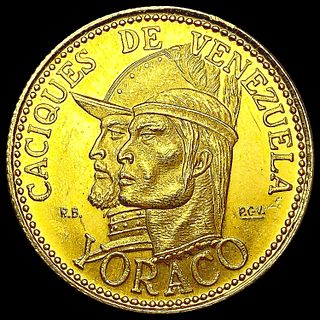  Venezuela Yoraco 2.5gr Gold Coin UNCIRCULATED