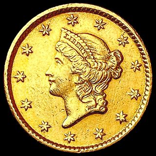 1853 Rare Gold Dollar ABOUT UNCIRCULATED