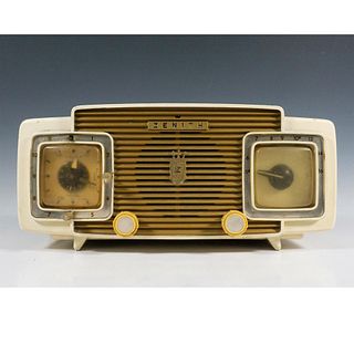 Vintage Zenith Model K622 Vacuum Tube Radio Alarm Clock