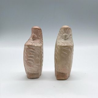 Pair of Carved Stone Birds
