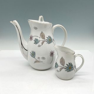 2pc Japanese Porcelain Teapot + Creamer