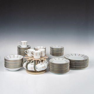 80pc Noritake Porcelain Dinner Ware, Humoresque