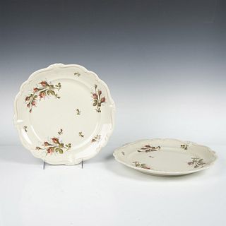 2 Rosenthal Selb-Germany Pompadour Moss Rose Charger Plates