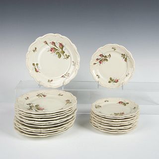 23pc Rosenthal Selb-Germany Pompadour Moss Rose Plates