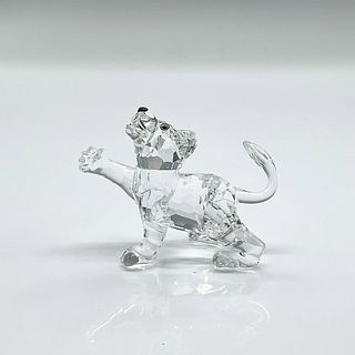 Swarovski Silver Crystal Figurine, Lion Cub