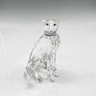 Swarovski Silver Crystal Figurine, Cheetah