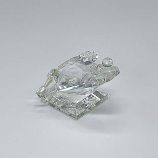 Swarovski Crystal Figurine, Frog Prince w/Clear Eyes