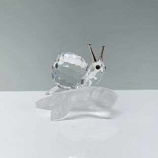 Swarovski Crystal Figurine, Vine Leaf Snail 196501