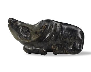 Chinese Jade Carved Buffalo, Ming Dynasty