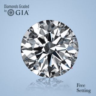 NO-RESERVE LOT: 1.50 ct, Round cut GIA Graded Diamond. Appraised Value: $65,200 