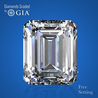 6.01 ct, E/VS1, Emerald cut GIA Graded Diamond. Appraised Value: $841,400 