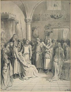 Gustave Dore (French, 1832-1883)- Lithograph