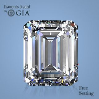 NO-RESERVE LOT: 1.51 ct, Emerald cut GIA Graded Diamond. Appraised Value: $46,300 
