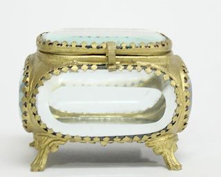 Cut-Crystal & Ormolu Mounted Jewel Box