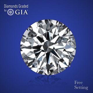 NO-RESERVE LOT: 1.51 ct, Round cut GIA Graded Diamond. Appraised Value: $22,700 