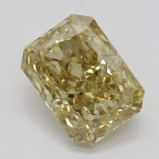 2.01 ct, Natural Fancy Deep Brownish Yellow Even Color, VS2, Radiant cut Diamond (GIA Graded), Appraised Value: $15,600 