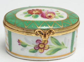 Sevres-Style Porcelain Box