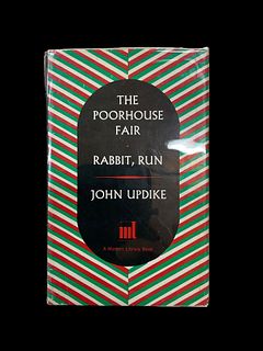 The Poorhouse Fair and Rabbit, Run by John Updike 1st Modern Library Edition, 1965