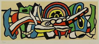 LEGER, Fernand. Lithograph in Colors.